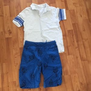 GAP Boys T-shirt and Shorts Size L 10